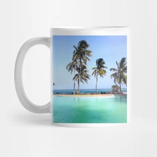 Palm trees and ocean breeze Mug